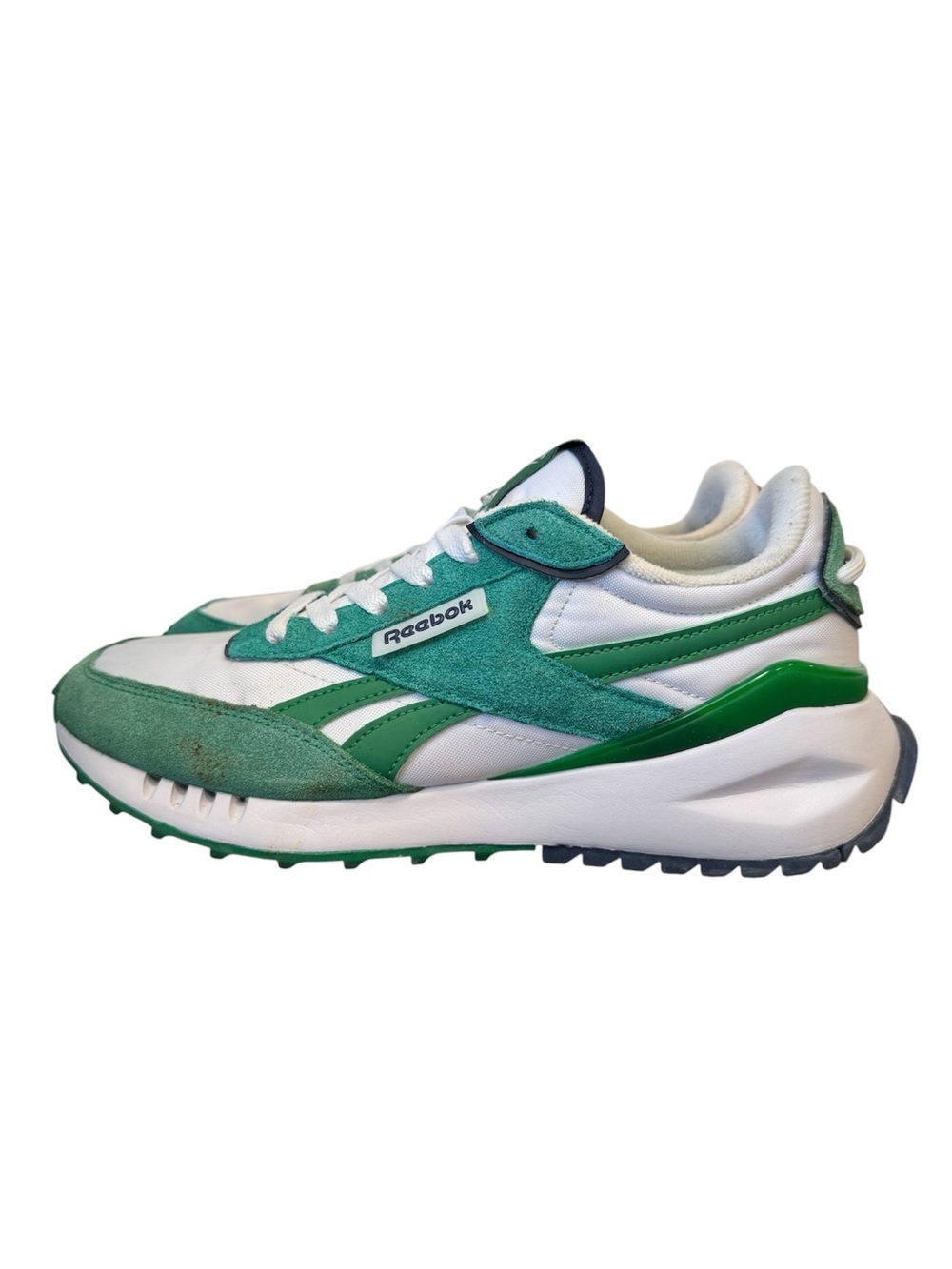 Reebok Forte Racer Green/White Woman’s Size 8 Retro Sneaker